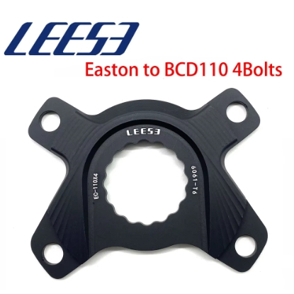 Lese แผนที่จักรยาน Chainring อะแดปเตอร์สําหรับ Easton EC90 ,XXE,/GXP 3 หลุม Spidert o Sh1mano 110BCD 4 Bolt Crankset Chain Link Conversion ที่นั่ง DisK