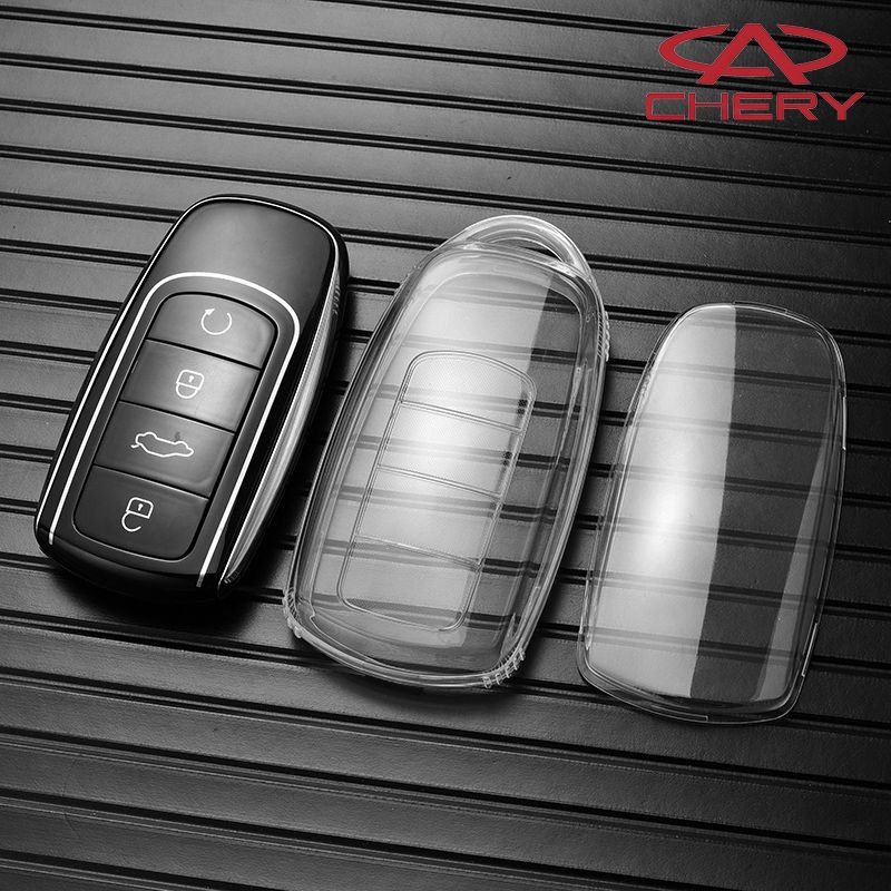 Chery รถ Remote Key Case ผู้ถือพวงกุญแจสําหรับ Chery C5 ev/Tiggo 8pro/Tiggo 7pro/Omoda 5/odama E5/jacoo 7/OD C9 ฝาครอบกุญแจ
