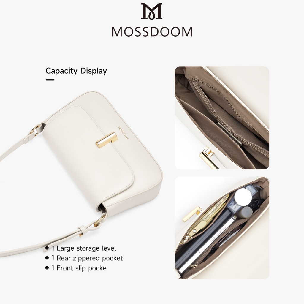 MOSSDOOM Balerie Bag กระเป๋ารักสะพายไหล่ แฟชั่นสีสันสดใส เหมาะสำหรับผู้หญิง