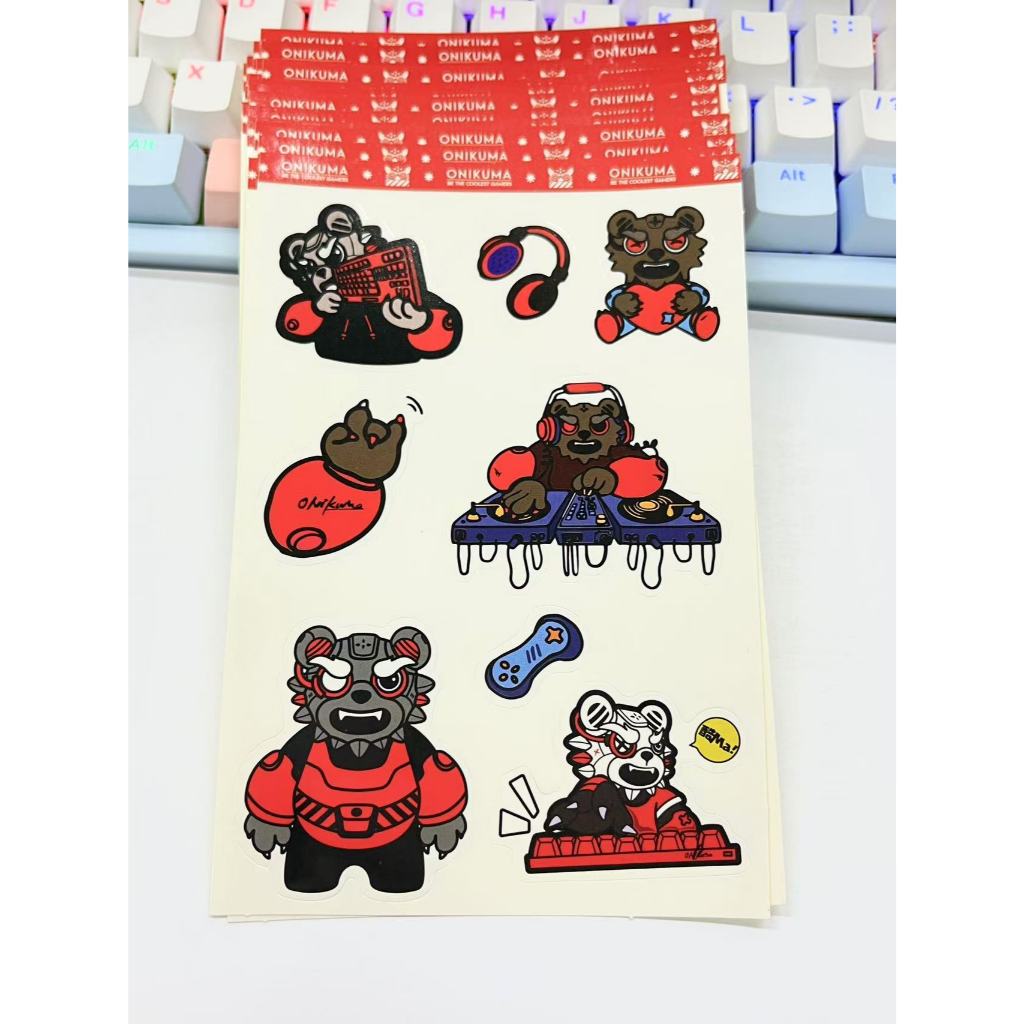 ONIKUMA Cute Cartoon Stickers Decorative Stationery - รูปที่ 2