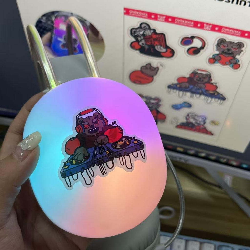 ONIKUMA Cute Cartoon Stickers Decorative Stationery - รูปที่ 4