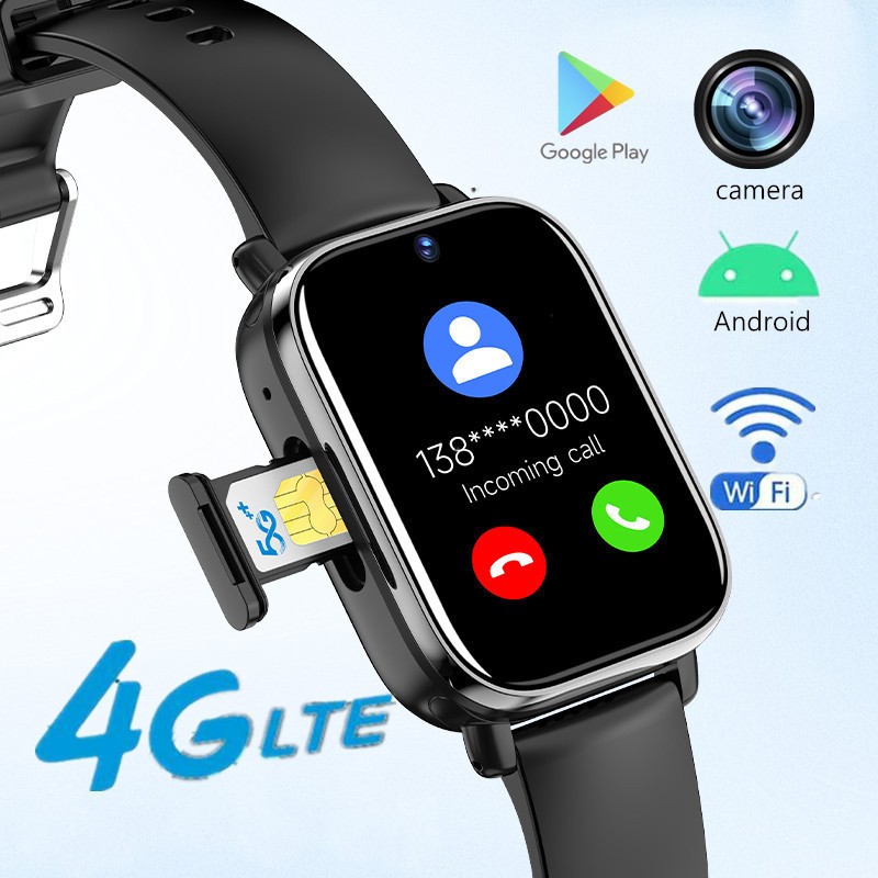 I1 สมาร์ทนาฬิกา 4g ซิมการ์ด 1.9 หน้าจอ HD พร้อม GPS WIFI Dual กล้อง Video Call Smartwatch สําหรับผู้ชายผู้หญิงเด็ก