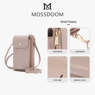 MOSSDOOM Mini Phone Bag กระเป๋าใส่โทรศัพท์แฟชั่น มัลติฟังก์ชั่น หนังPU ดีไซน์สวย