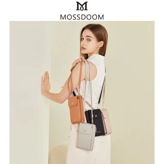 MOSSDOOM Mini Phone Bag กระเป๋าใส่โทรศัพท์แฟชั่น มัลติฟังก์ชั่น หนังPU ดีไซน์สวย
