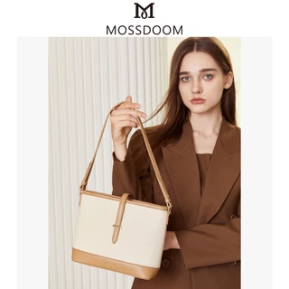 MOSSDOOM catly bag กระเป๋าแฟชั่นสะพายไหล่ ทรงบักเก็ต ใช้งานได้อเนกประสงค์หรูหรา จุของได้เยอะ