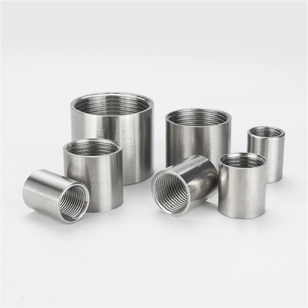 สแตนเลส1/8"1/4"3/8"1/2"3/4"1"1.5"2"ภายในกระทู้เชื่อมต่อสวนชลประทานท่ออะแดปเตอร์