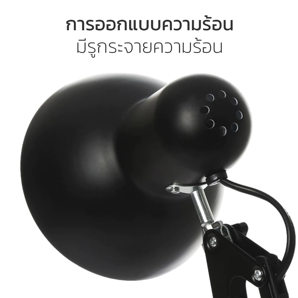 โคมไฟตั้งโต๊ะ อ่านหนังสือ ทําเล็บ ปรับระดับได้ หมุนได้ Table lamp cheers9 thumbnail 5