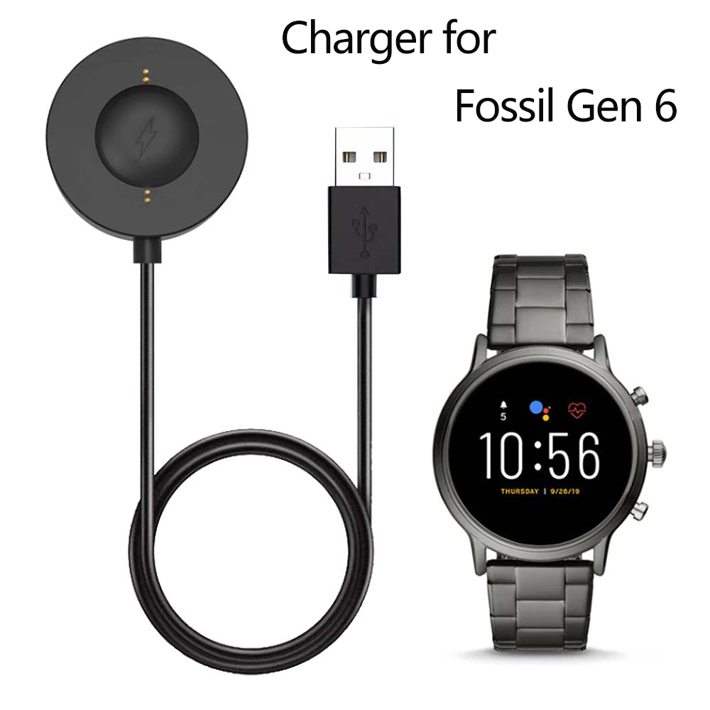 พร้อมส่ง สายชาร์จ Fossil Gen 6 Gen 5 Gen 4 Fossil Sport Skagen falster 2 Misfit Vapor 2 Diesel Guard