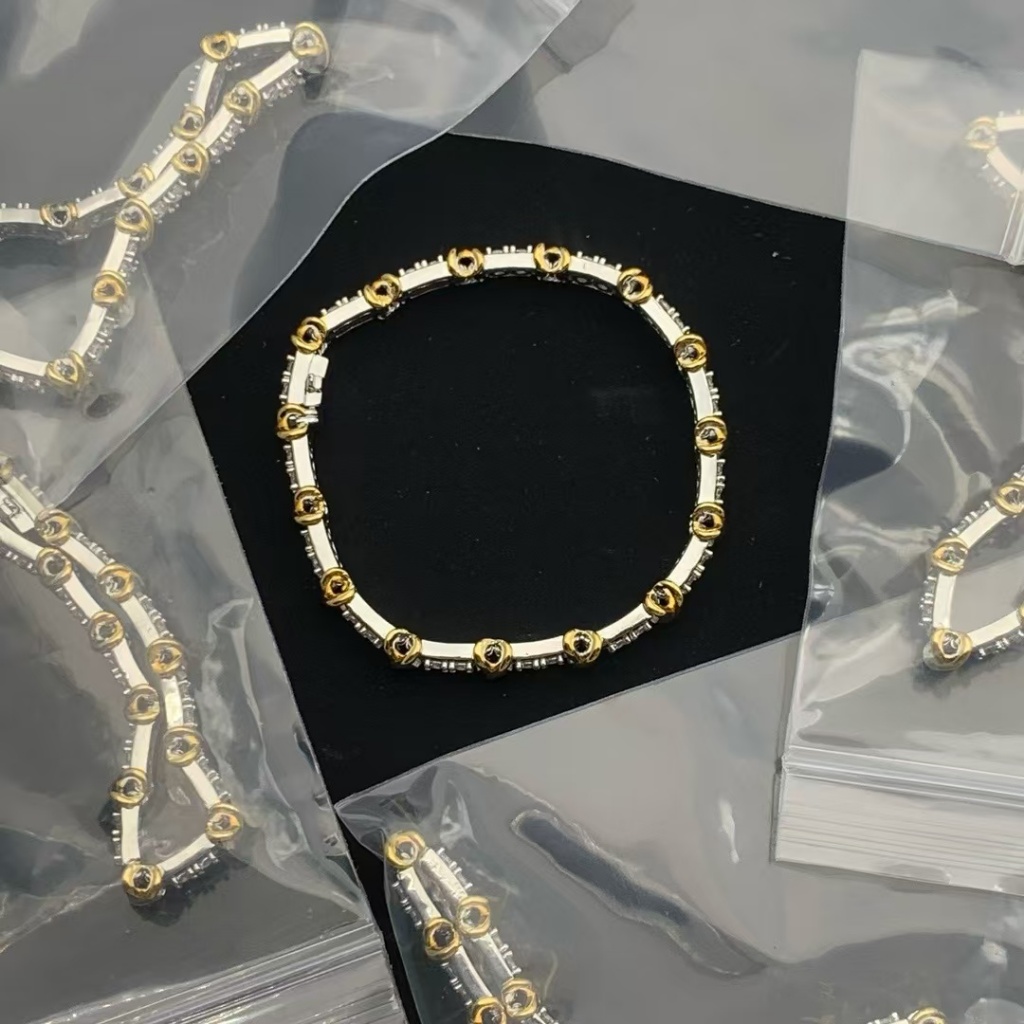 2024 ใหม่ Ti**กําไลเพชร any-18CM