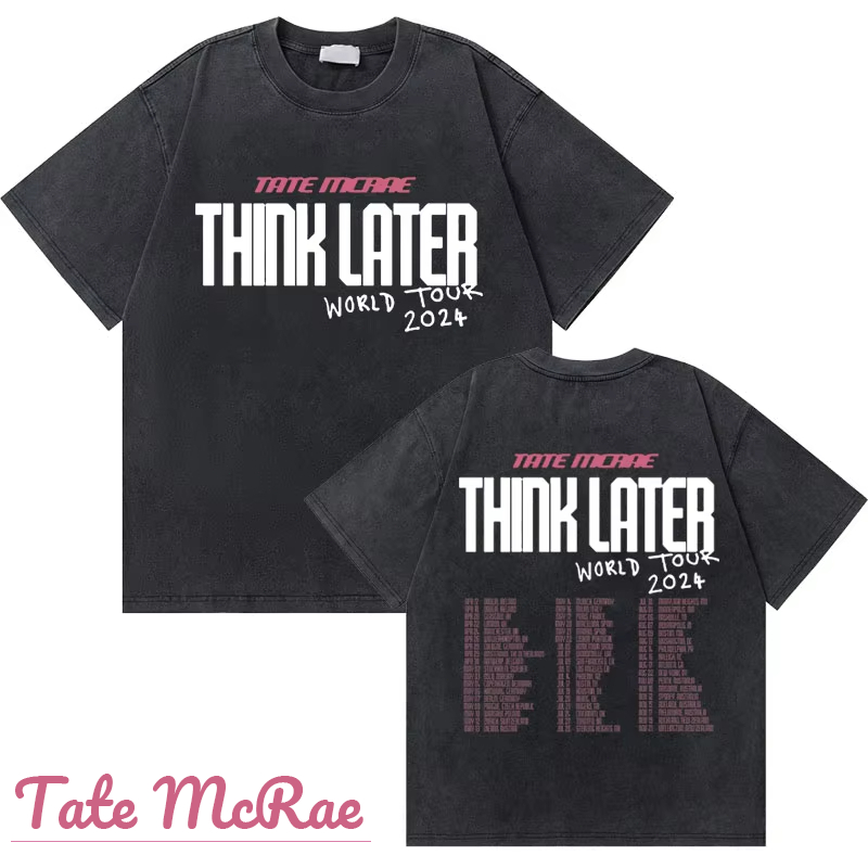 ใหม่ เสื้อ " ❤Tate McRae "  | Tate McRae ผ้าCotton 100% T-Shirt ใส่ได้ ทั้ง ชาย ใส่สบาย ไม่หด ไม่ย้