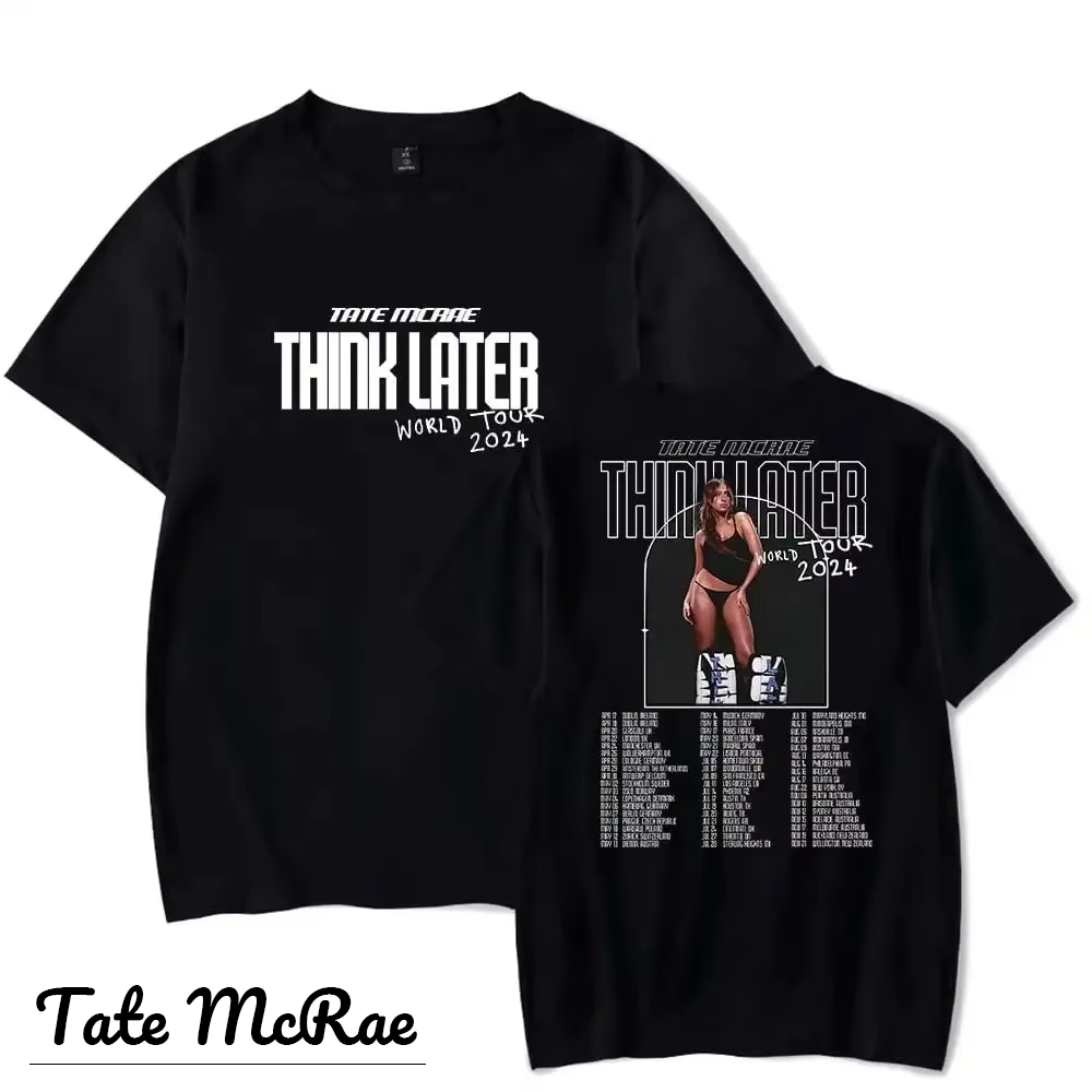 ใหม่ เสื้อ " ❤Tate McRae "  | Tate McRae ผ้าCotton 100% T-Shirt ใส่ได้ ทั้ง ชาย ใส่สบาย ไม่หด ไม่ย้