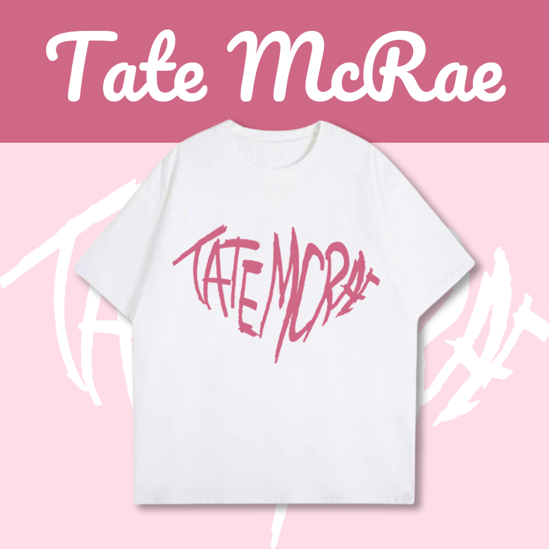 ใหม่ เสื้อ " ❤Tate McRae "  | Tate McRae ผ้าCotton 100% T-Shirt ใส่ได้ ทั้ง ชาย ใส่สบาย ไม่หด ไม่ย้