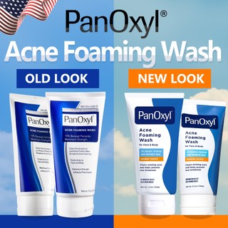 （US Import ）PanOxyl Acne Creamy Wash 10% 156g Acne Foaming Wash  with Benzoyl Peroxide