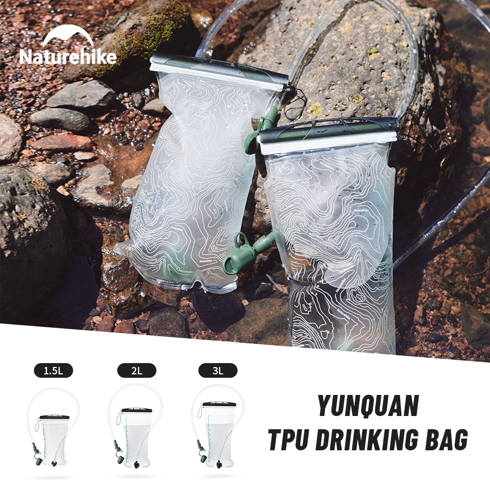 Naturehike กลางแจ ้ ง TPU ดื ่ มน ้ ํากระเป ๋ า Ultralight กีฬากระเป ๋ าน ้ ําขวด Camping ขี ่ จักรยานปีนเขาคอนเทนเนอร ์ ถุงเก ็ บ