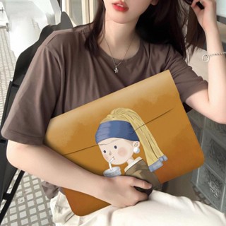 กระเป๋าแล็ปท็อปสีน้ำมันดีไซน์มินิมอล เหมาะสำหรับHuawei Mateb…