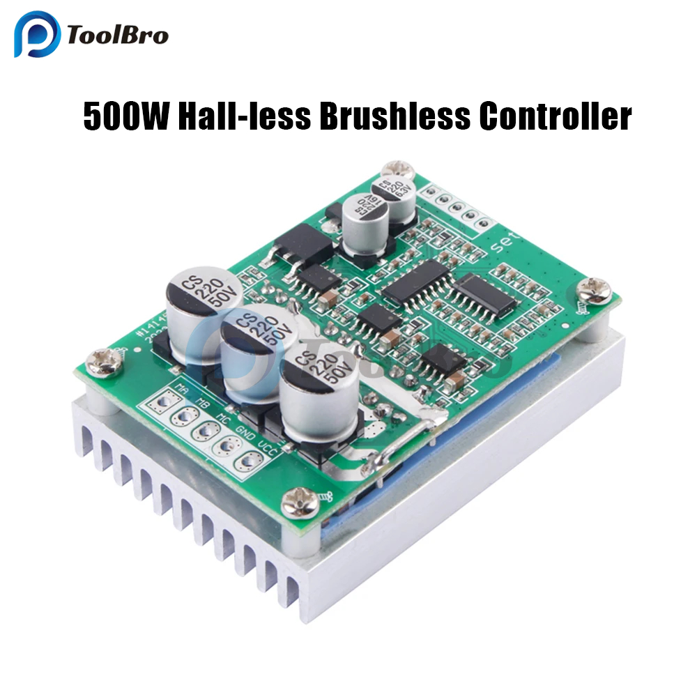500W 15A DC 12-36V Brushless Hall ฟรีมอเตอร์ไดร์เวอร์บอร์ดมอเตอร์ Foward Reverse Speed Controller สวิทช์แหล่งจ่ายไฟ