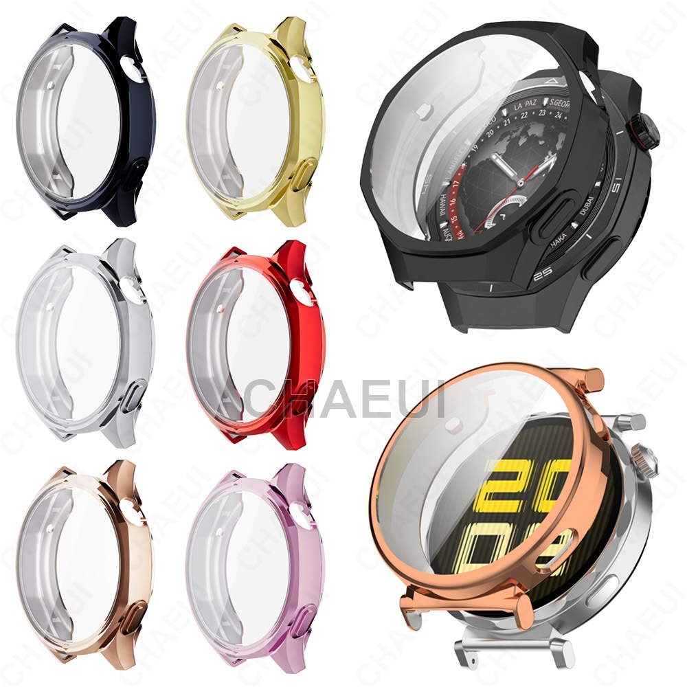 เคสTPUป้องกันหน้าจอคลุมทั้งหมดสําหรับ Huawei Watch GT6 GT5 GT4 GT3 46mm 42mm 43mm 41mm