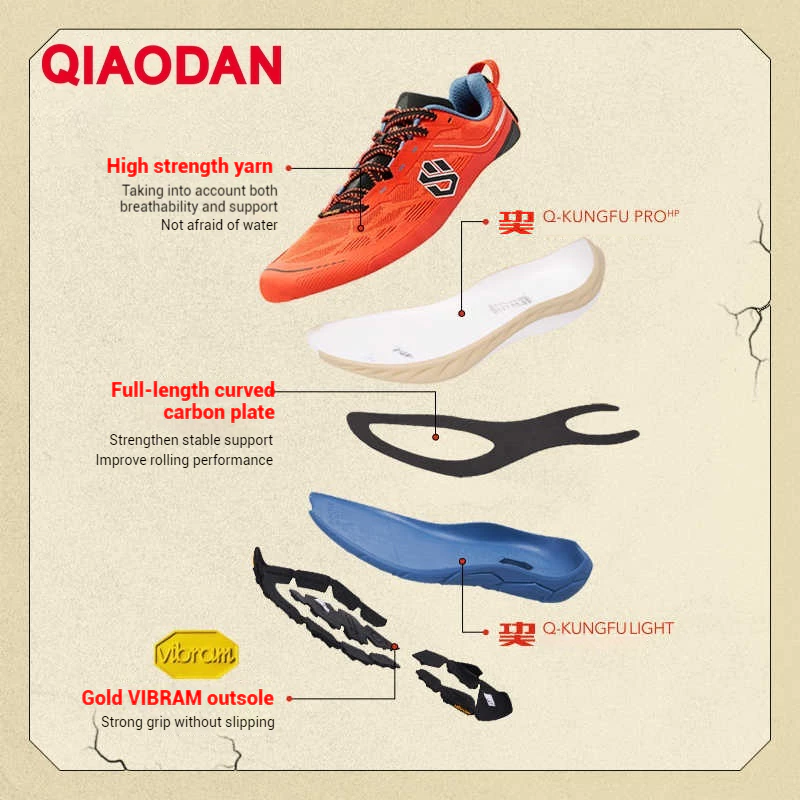 รองเท้าวิ่งเทรล Qiaodan Mountain God 2.0 ผู้ชาย QDB023244277 thumbnail 3