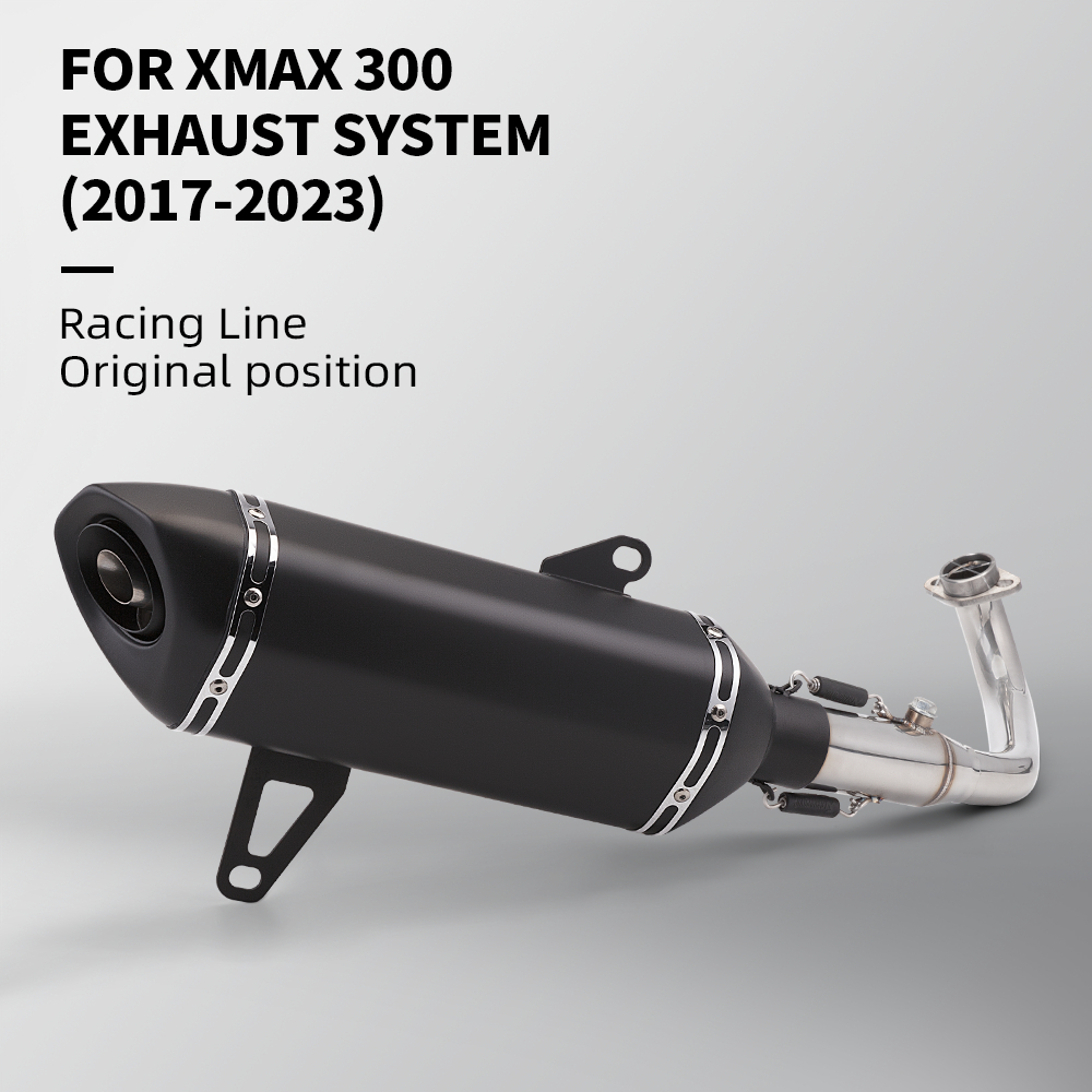 สําหรับรถจักรยานยนต์ X MAX 300 XMAX300 XMAX 250 XMAX250 2017-2021 ท่อไอเสียเต็มระบบ