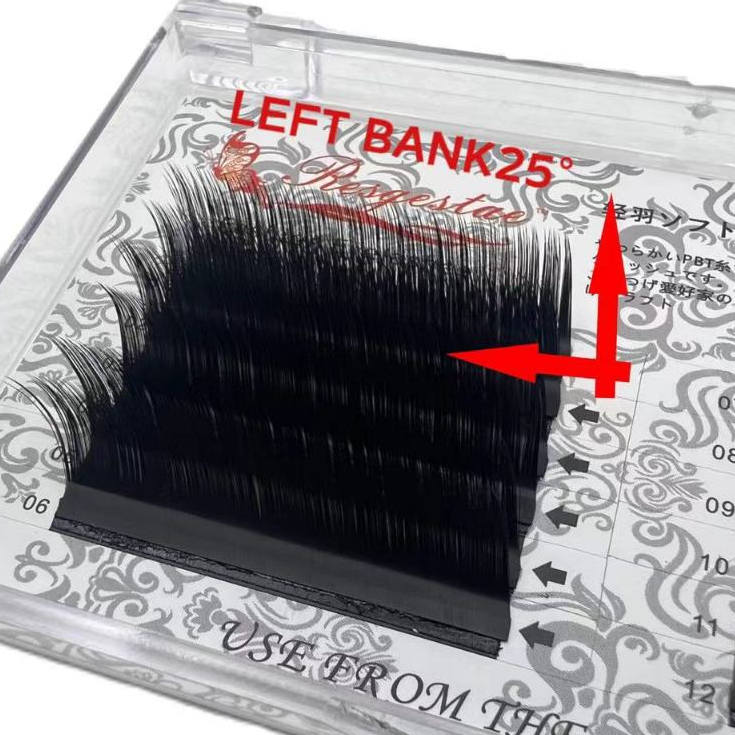 Fox Line เอียง LC Camellia ขนตา 0.07 มม. Eyelash Charm Super Fire Fox Line ขนตาเอียง 115 องศา