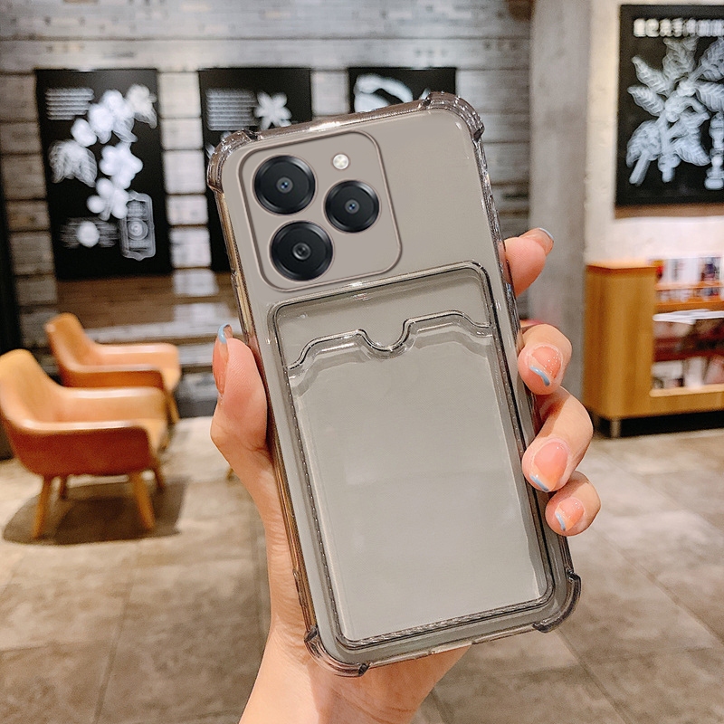เคสใสสําหรับ infinix Smart 7 8 Pro Tecno Spark GO 20C POP 2023 2024 เคสโทรศัพท์กระเป๋าสตางค์กระเป๋าใสกันกระแทก
