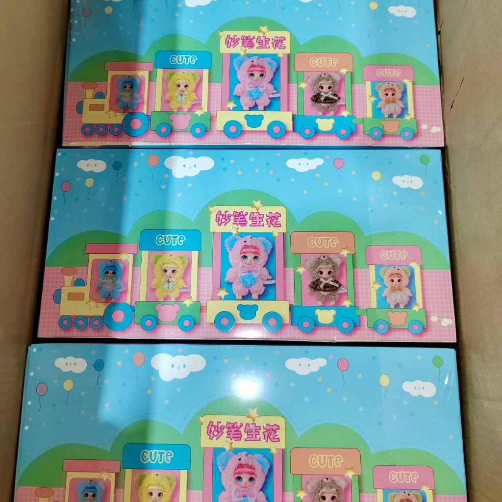 เตรียมการจัดส่ง ของแท้ [Miao Jiuhua รุ่นแรก Miaobi ตุ๊กตาดอกไม้ดิบ] Series กล่องปริศนาทั้งกล่องกล่องเสิร์ฟรูปอินเทรนด์เล่น