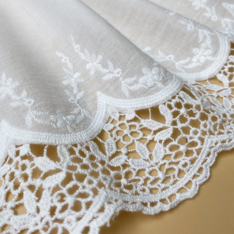 แนะนำ ผ้าม่าน 1ขนาดกลวงผ้าฝ้ายเย็บปักถักร้อยลูกไม้กว้าง22เซนติเมตรผ้าม่านกระโปรงเหมแขนอุปกรณ์จัดงานแต่งงานทําเองอุปกรณ์ตกแต่ง ราคาพิเศษ มีเก็บเงินปลายทาง