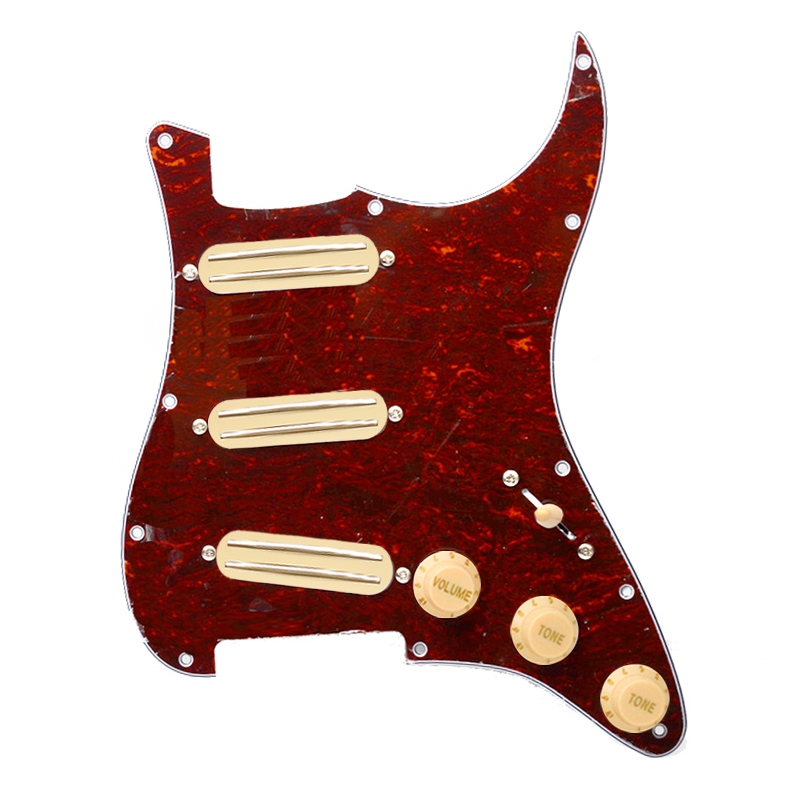 Sss Prewired Pickguard Mini Humbucker กีตาร์ไฟฟ้า 9K/9K/9K โหลด Prewired Scratchplate สําหรับ ST สไตล์กีตาร์