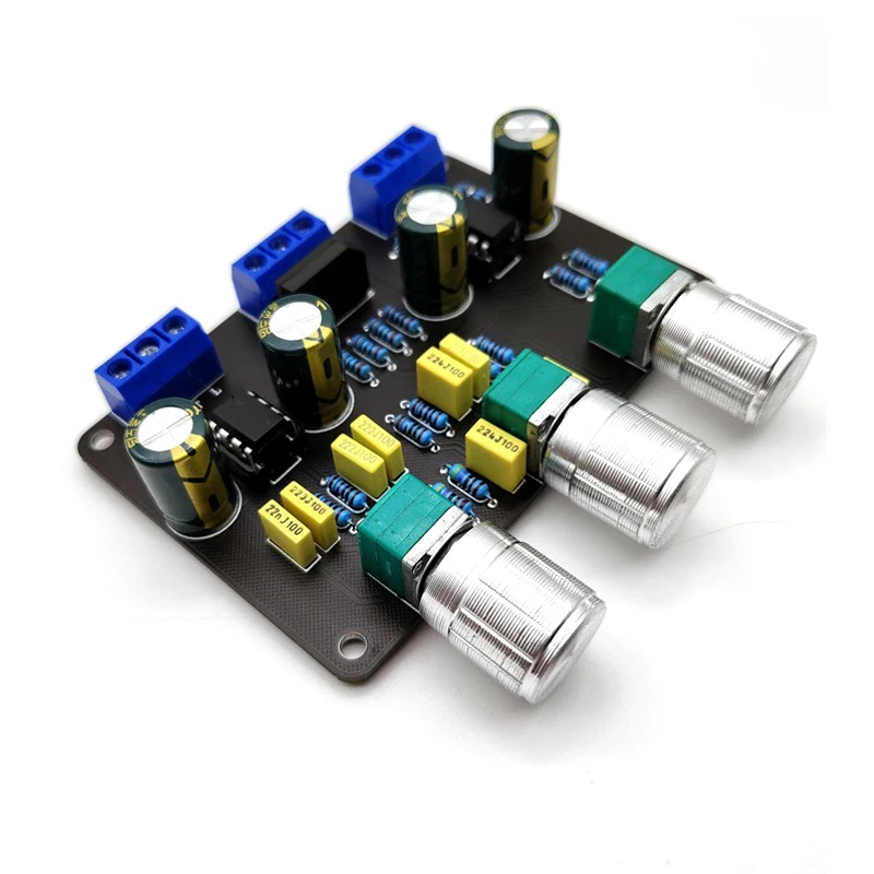 Dual NE5532 โทนสเตอริโอ Preamplifier บอร์ดเสียง HiFi Amprifier Equalizer Preamp Treble Bass Tone Control Pre Amplifier