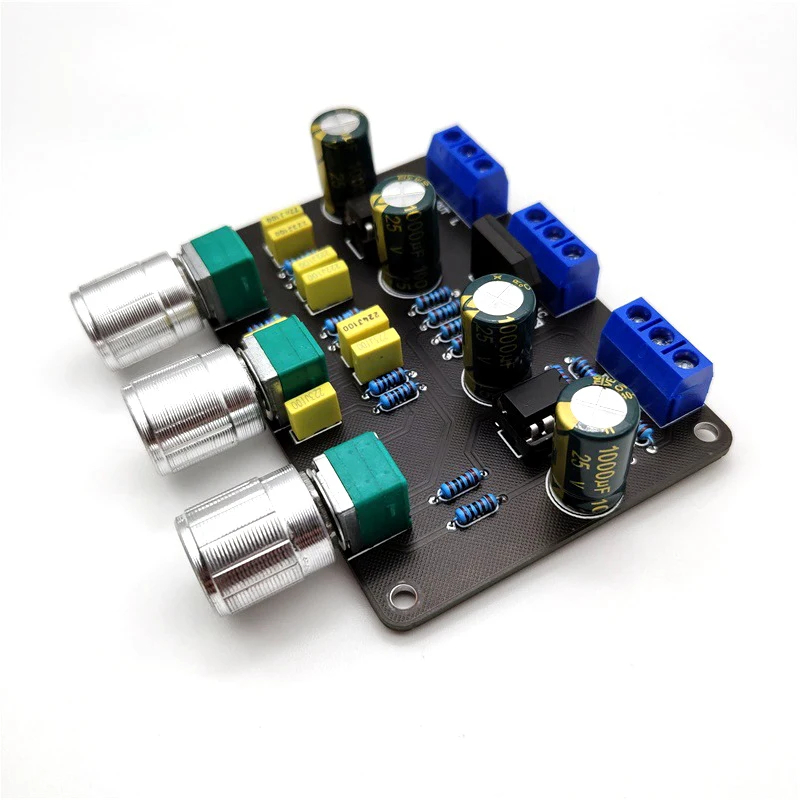 Dual NE5532 โทนสเตอริโอ Preamplifier บอร์ดเสียง HiFi Amprifier Equalizer Preamp Treble Bass Tone Control Pre Amplifier