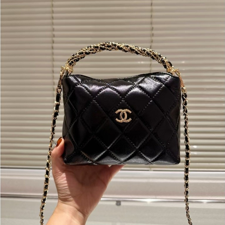 กระเป๋ากล่องข้าววินเทจ Original Order Cowhide Premium Female Bag CH333333-1021