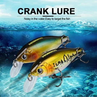 Proberos ตื้นดําน้ํา Crankbaits: 14g/0.49oz 7.5 ซม./1.95 นิ้ว Wobbler ประดิษฐ์ Hard เหยื่อสําหรับ Bass & Pike ตกปลา