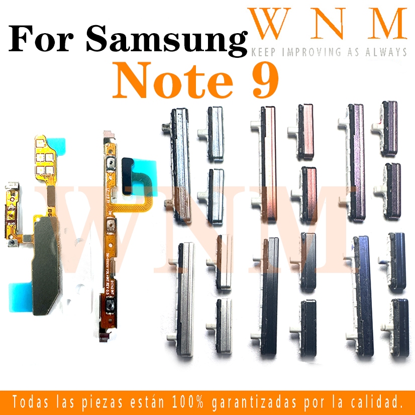 ใหม่สําหรับ Samsung Galaxy หมายเหตุ 9 N960 ปุ่ม Flex บน/ปิดปุ่มสวิทช์ด้านข้าง Key Volume Up Down Flex สายโทรศัพท์มือถือ Part
