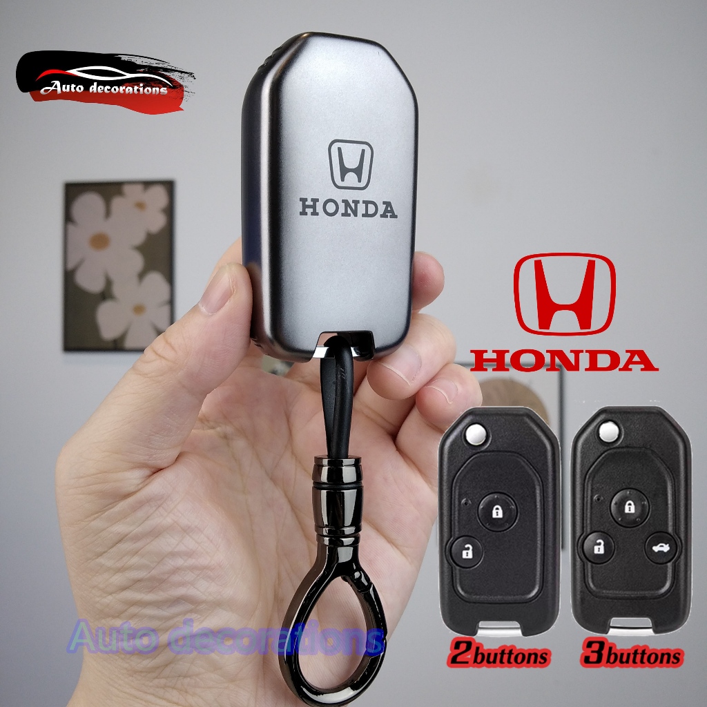 Honda CR-V Jazz City Brio Civic Accord กล่องกุญแจรถอัจฉริยะ กระเป๋ากุญแจรถใหม่ล่าสุด Honda 2 ปุ่ม 3 ปุ่ม ปลอกกุญแจ