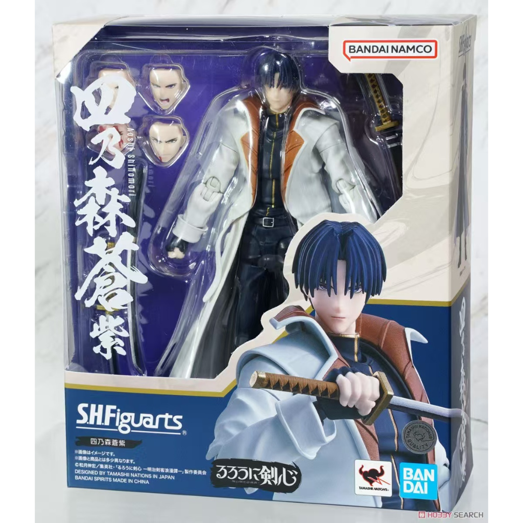 BANDAI READY Stockbandai SHF RUROUNI KENSHIN Shinomori รุ่น aoshi