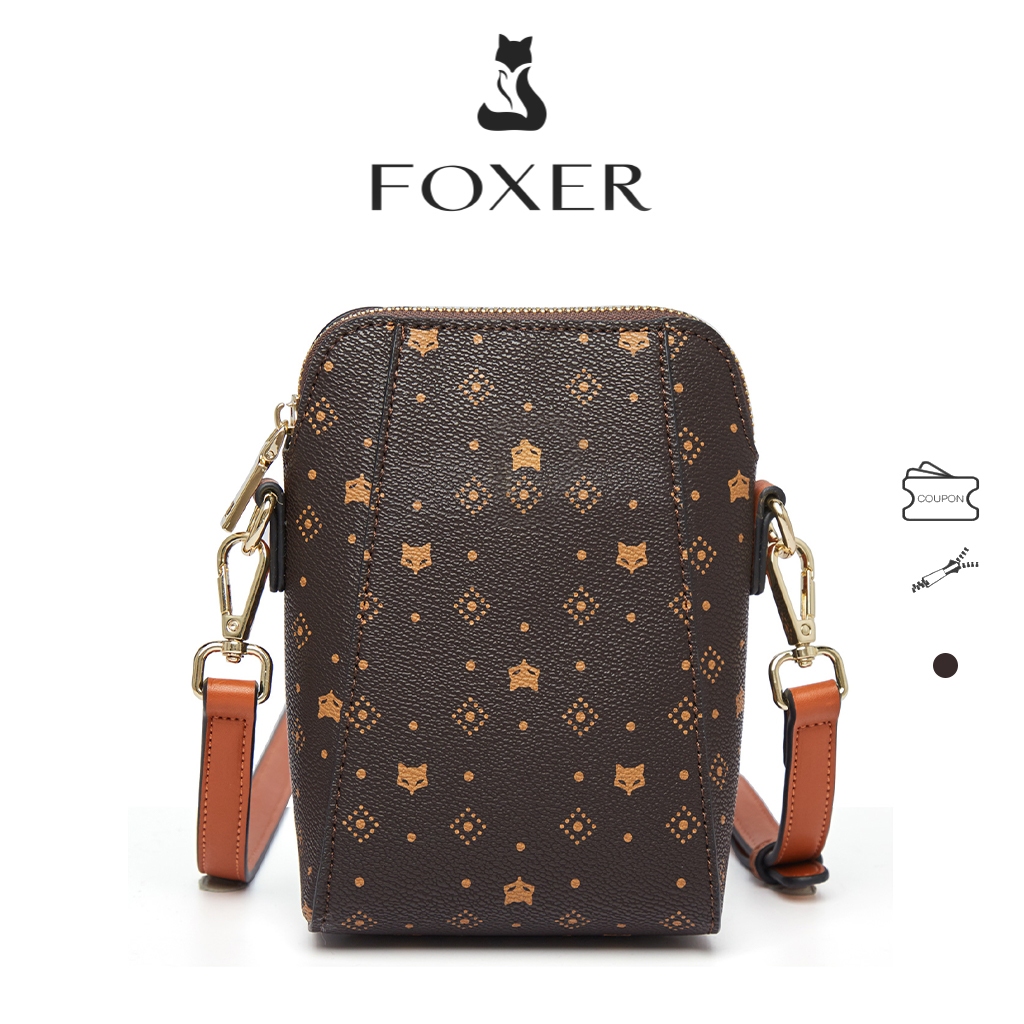 FOXER กระเป๋าสะพายข้างพิมพ์ลายแฟชั่น