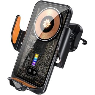 ที่ชาร์จในรถยนต์แบบไร้สาย 15ว ชาร์จเร็วที่วางโทรศัพท์ในรถยนต…