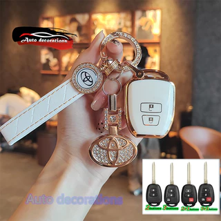Toyota YARIS Sport vios YARIS Commuter YARIS vios ativ เคสกุญแจรถ tpu กระเป๋ากุญแจ Toyota 2,3,4 ปุ่มพวงกุญแจ