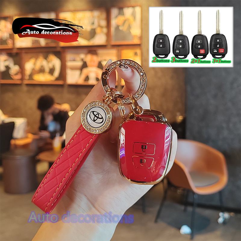 Toyota YARIS Sport vios YARIS Commuter YARIS vios ativ เคสกุญแจรถ tpu กระเป๋ากุญแจ Toyota 2,3,4 ปุ่มพวงกุญแจ ราคา ถูกที่สุด ดีลบีเคเค แกลเลอรีภาพที่ 7