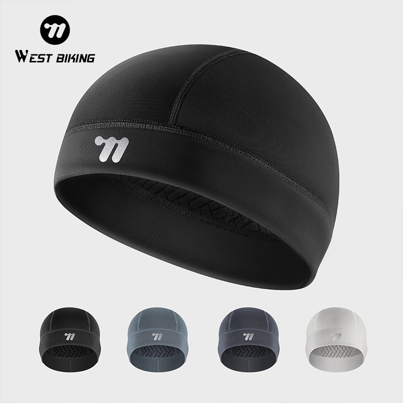 WEST BIKING ฤดูหนาวขนแกะขี่จักรยานหมวกสบายผิวที่เป็นมิตรจักรยานหมวก Warm Fitness Head Cover