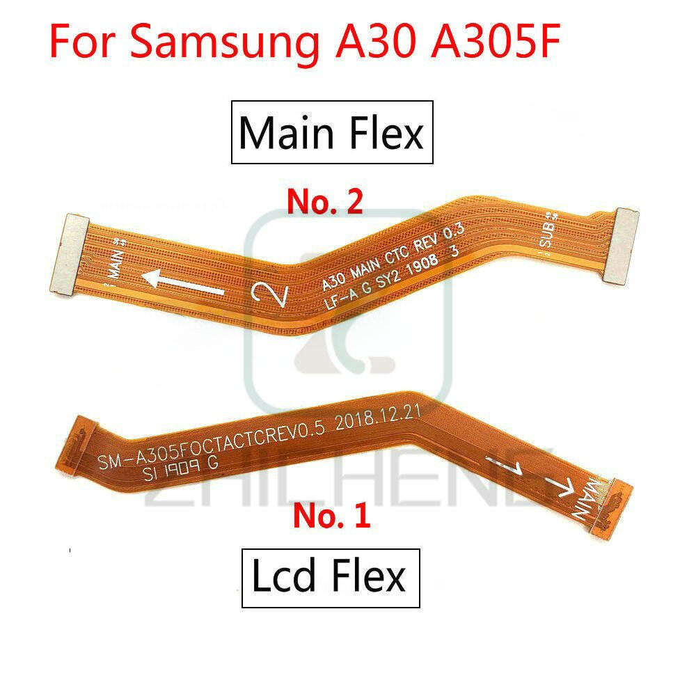 สายแพเชื่อมต่อเมนบอร์ดหน้าจอ LCD สําหรับ Samsung Galaxy A30 A305F SM-A305F