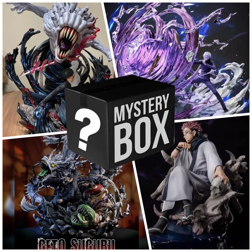 กล่องปริศนากล่องตาบอด Jujutsu Kaisen Ryomen Sukuna Fushiguro Toji Mahito Choso รูปตุ๊กตาของเล่นอะนิเมะ Action Fiure Home Decortation เครื่องประดับคอลเลกชันรูปปั้นของขวัญวันเกิด