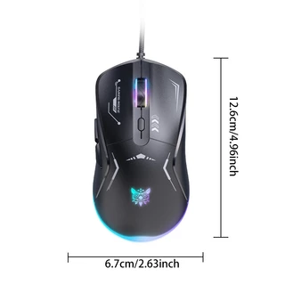 Onikuma CW917 เมาส์สําหรับเล่นเกมแบบมีสาย 2 ปี