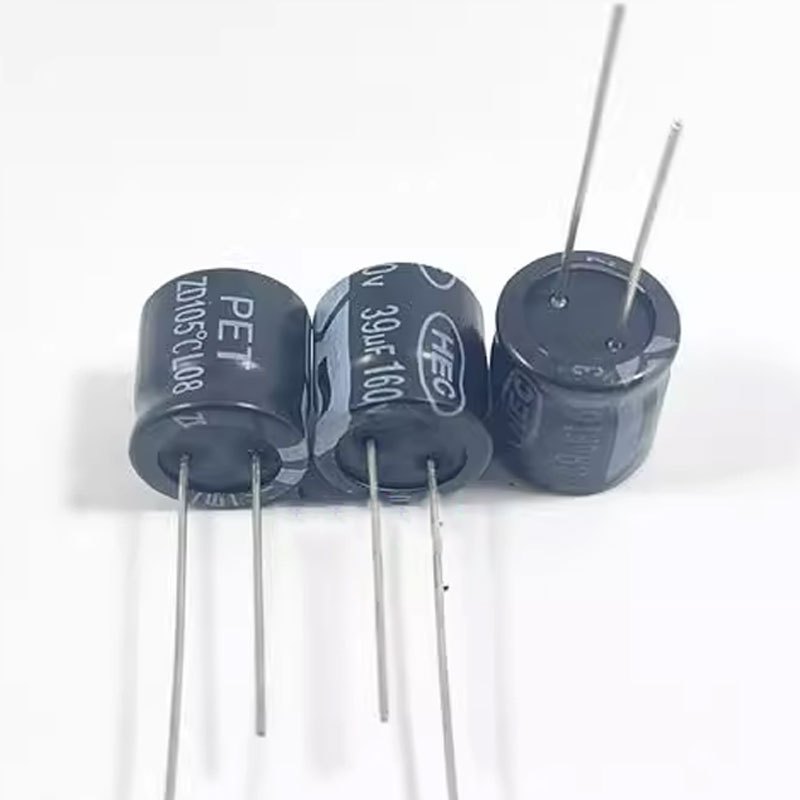 ((10 ชิ้น) Hec Power Board Filter Electrolytic Capacitor 160V39UF 39UF160V 13 * 13 มม.