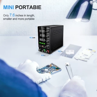 Kuaiqu อัพเกรดใหม่ SPS-C3010S แหล่งจ่ายไฟ DC 30V 60V 120V OCP + OVP ป้องกัน USB TYPE-C อินเทอร์เฟซการชาร์จอย่างรวดเร็ว