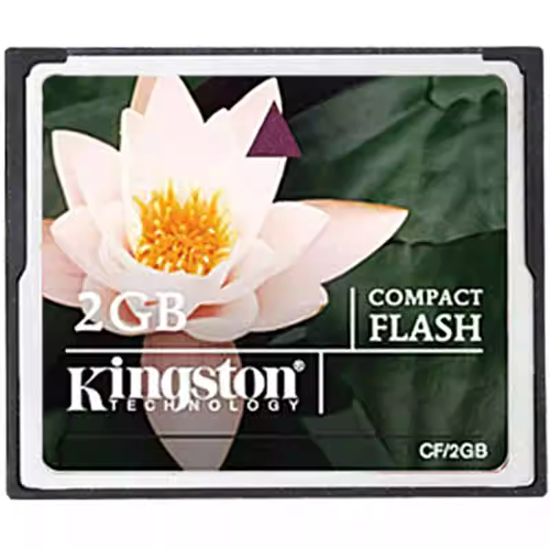 Kingston CF Card 2G เหมาะสําหรับศูนย์การประมวลผลเครื่องควบคุมอุตสาหกรรมเครื่องกลึง CNC โฆษณากล้องโทร