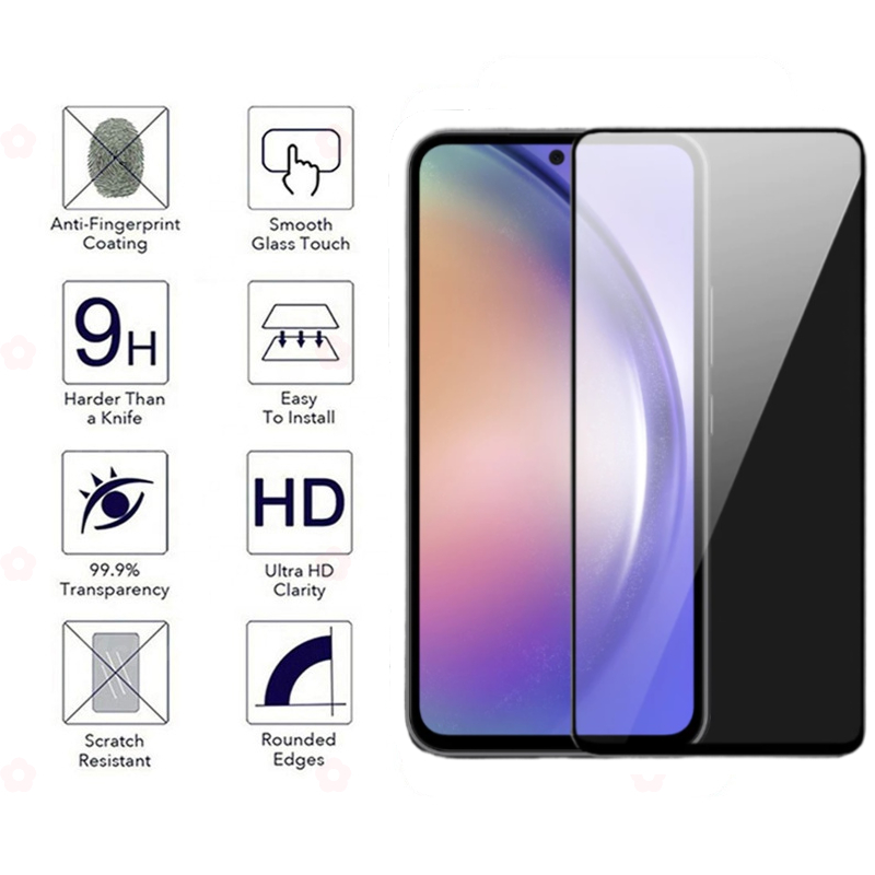 HD เต็มหน้าจอ 9D ฟิล์มกระจกนิรภัย เต็มหน้าจอ Samsung Samsung M14 5G M34 5G M23 5G M53 5G M33 5G M52 5G M32 5G M22 M12 M13