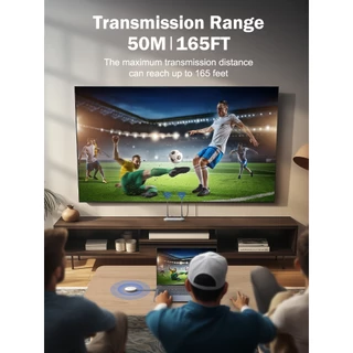 Lemorele G52R1 【พร้อมส่ง】Wireless video transmission HDMI transmitter receiver ไร้สาย เชื่อมต่อกล้องแล็ปท็อป กล่องรับสัญญาณเพื่อส่งสัญญาณโทรทัศน์ แสดงโปรเจคเตอร์