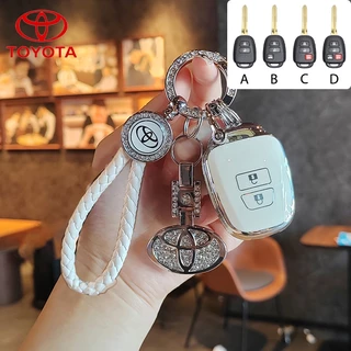 ฝาครอบกุญแจรถโตโยต้า เหมาะสําหรับ Toyota VIOS/VIOS XLE/VIOS GEN4/hiace TPU พวงกุญแจรถ