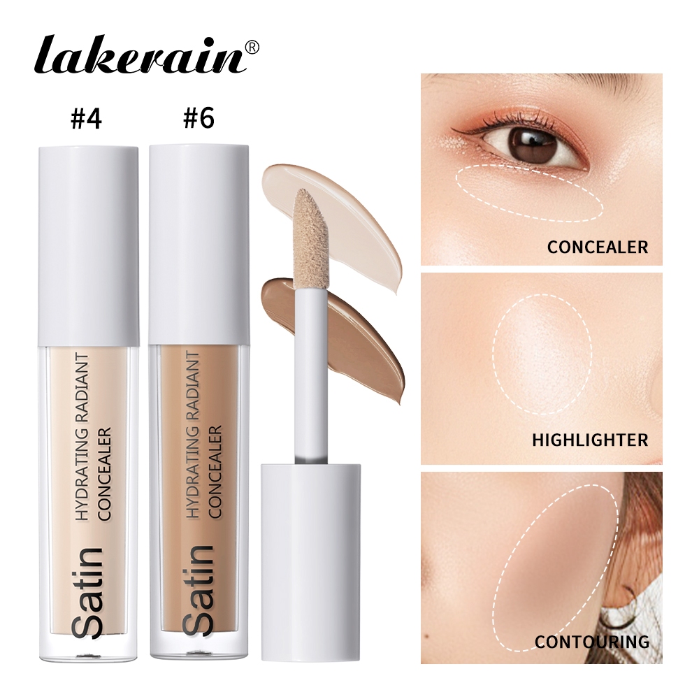 Lakerain 16HR คอนซีลเลอร ์ ติดทนนาน , Skin Corrector Dark Circle คอนซีลเลอร ์ Full Coverage & High Pigmented, Matte Finish